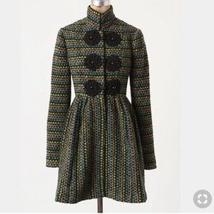 Plenty by Tracy Reese Cheongsam Wool Blend Coat 4